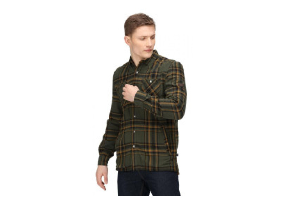 Regatta Camisa Regatta Thamos con Forro Interior Kaki