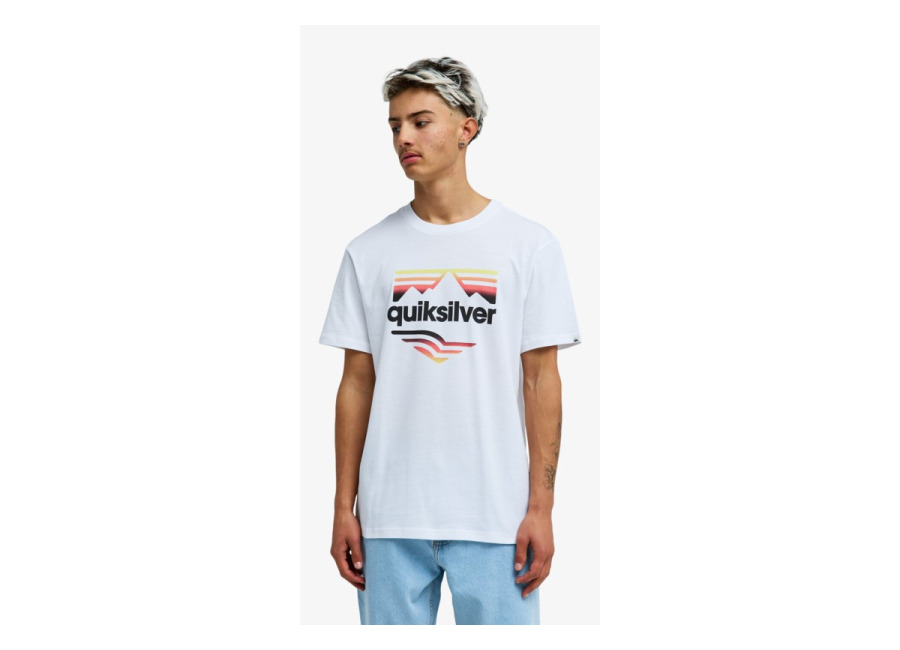 Quiksilver – EV Horizon Fade – Camiseta de manga corta Blanco Hombre