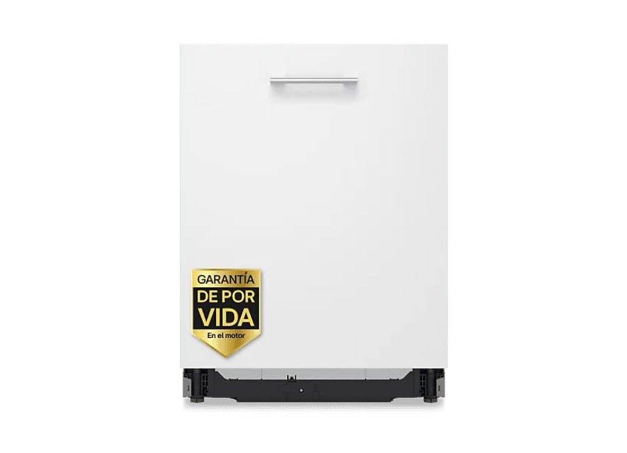 LG REACONDICIONADO Seminuevo Funcional Lavavajillas integrable – LG DB273TX, 14 servicios, 9 programas, 59.8 cm, Tercera bandeja, QuadWash™, Sin panel