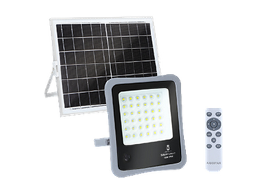 Aigostar – Foco proyector LED solar con mando a distancia, 100W, 6500W luz blanca. Resistente al agua IP6