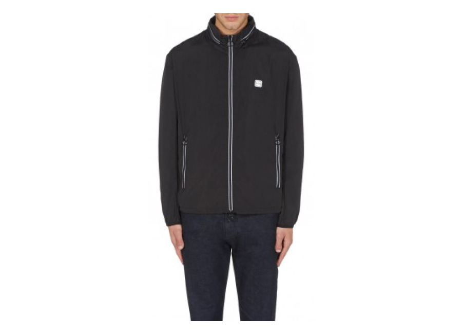 A|X Armani Exchange A X Armani Exchange para hombre. 8NZB07ZNWFZ1200 Cortavientos de Nylon negro (M), Casual, Manga larga