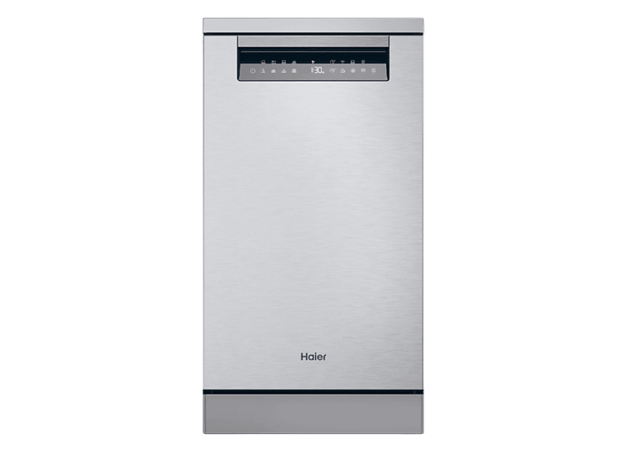 Haier REACONDICIONADO Seminuevo Funcional Lavavajillas – Haier I-Pro Shine Series 5 XF1C3TB1FX, 11 servicios, 8 programas, 45cm, Motor Inverter, Wi-Fi