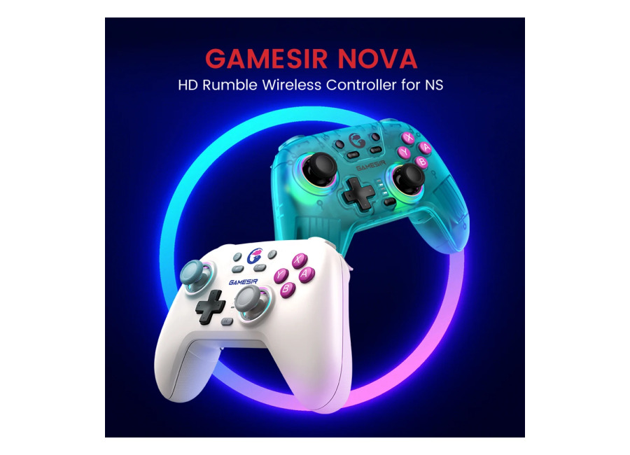 GameSir Nova controlador de interruptor inalámbrico Bluetooth Gamepad efecto Hall Joystick para Nintendo Switch iPhone Android…