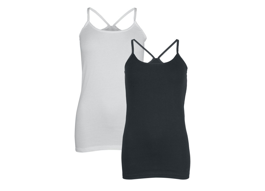 Red by EMP Top de RED by EMP – S XXL – para Mujer – negro-blanco