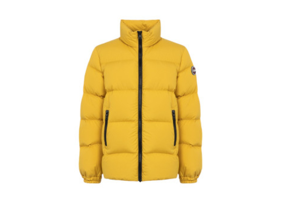 Colmar para mujer/niña. 3434 Plumífero Down con capucha amarillo (14años= 166cm), Casual, Poliéster, moda infanti