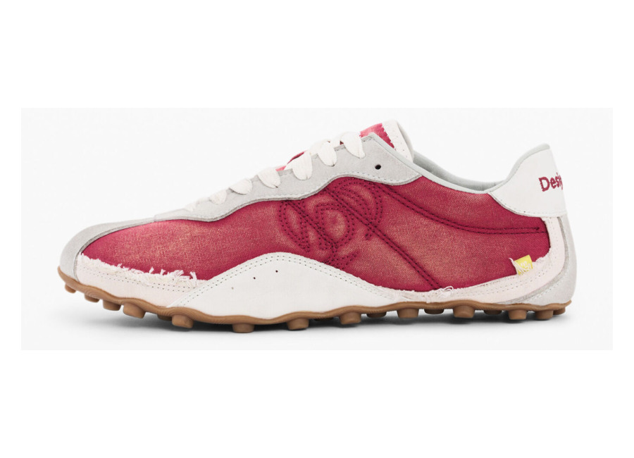 Desigual Zapatillas deportivas retro, Mujer, Rojo, 36