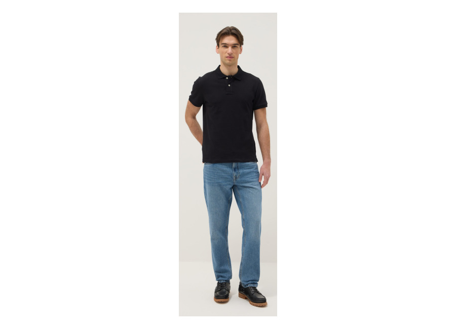 Ovs Vaqueros Azul Denim De Algodón Puro Corte Regular, Hombre, Azul vaquero, Talla: 48