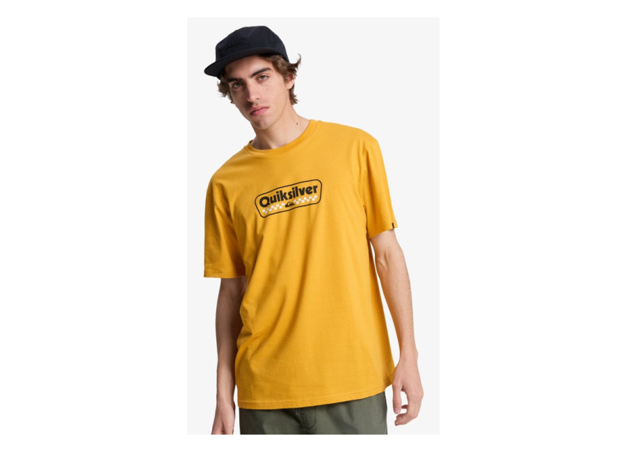 Quiksilver – EV Starting Grid – Camiseta de manga corta Amarillo Hombre