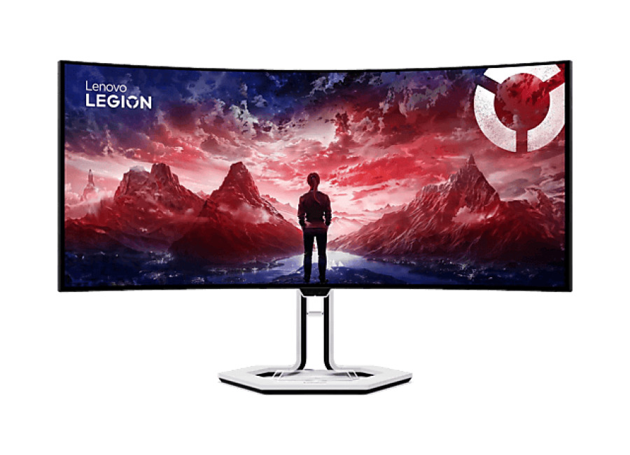 Lenovo Monitor gaming – Lenovo Legion PRO 34WD-10, 34″ UWQHD OLED, 240 Hz, 0.03 ms, OLED Curvo, FreeSync, Altavoces integrados, Altura ajustable