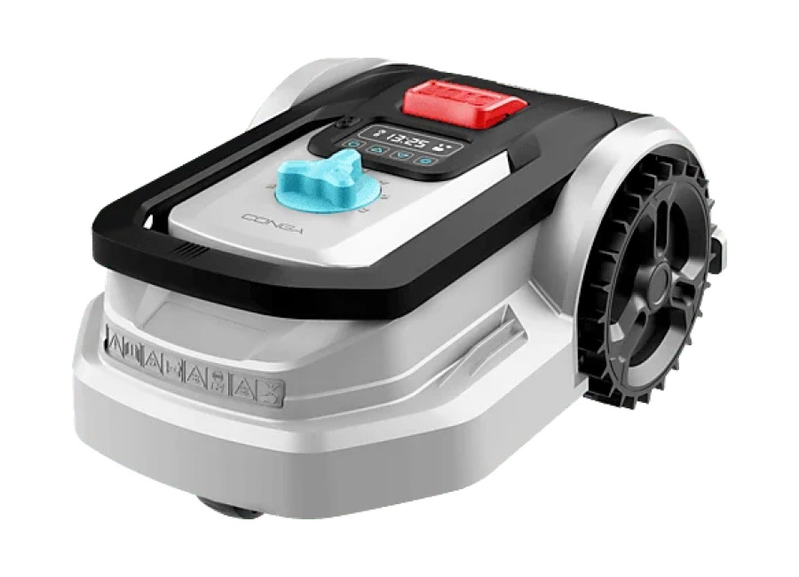 Cecotec Robot cortacésped – Cecotec Conga GrassHopper 500 Connected, Superficie 500m2, Pendiente máxima 27%, Sensor detector de lluvia, Control APP, P