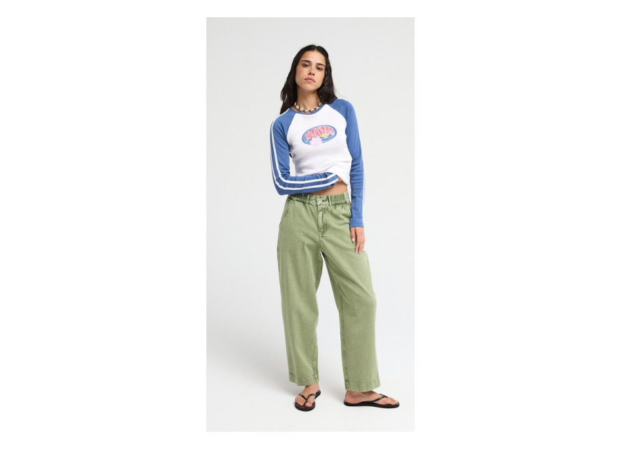 Roxy Break My Soul – Pantalón de cintura elástica Verde Mujer