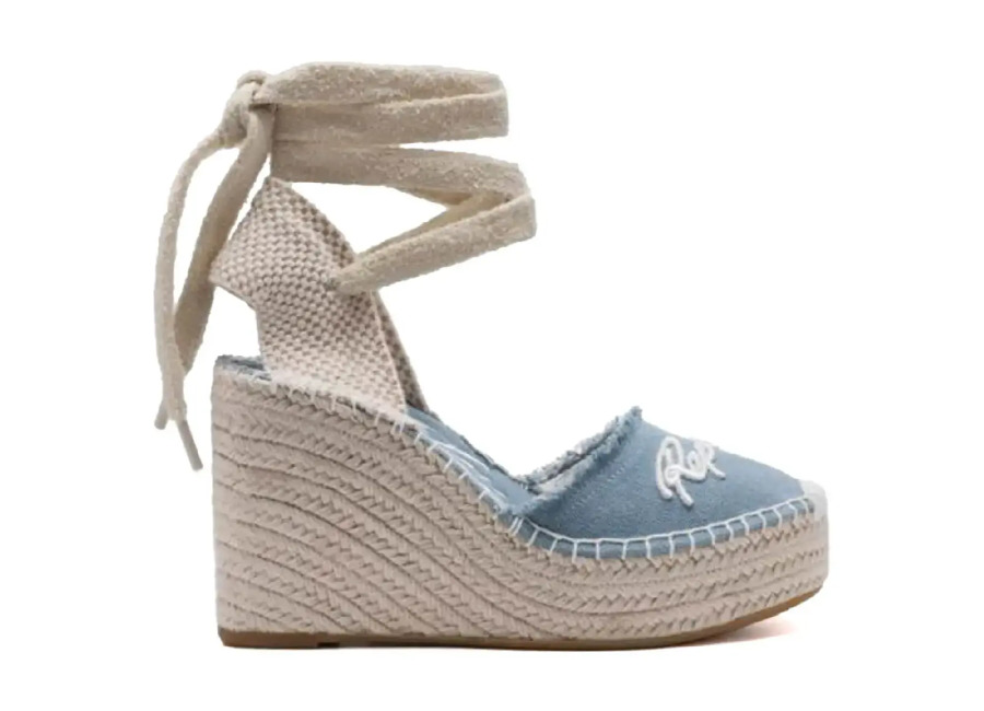 Replay Alpargatas de cuña azul mujer JESS PLAYA Replay