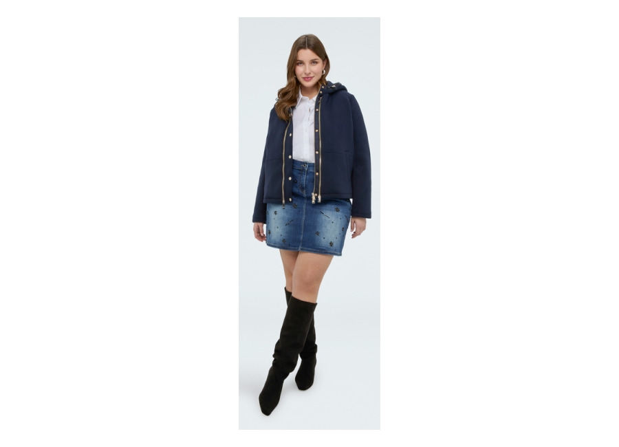 Fiorella Rubino Chaqueta 3 en 1 en scuba