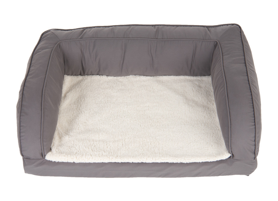 zooplus Exclusive Cama ortopédica gris para perros – XL: 140 x 80 x 32 cm (L x An x Al)