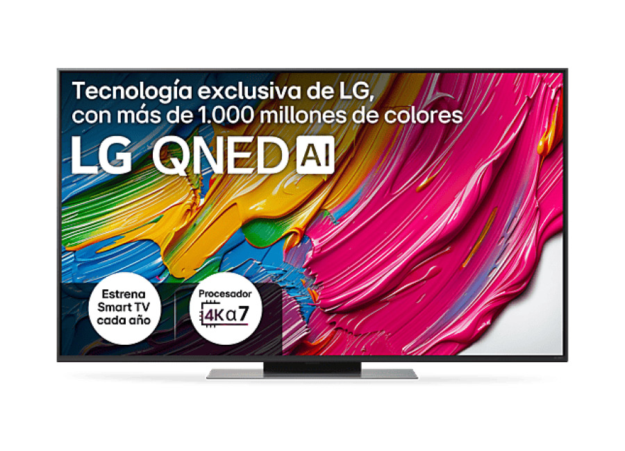 LG TV QNED 55″ – LG 55QNED81A6A, UHD 4K, Procesador Inteligente α7 AI Processor 4K Gen8, Smart TV, DVB-T2 (H.265), Negro