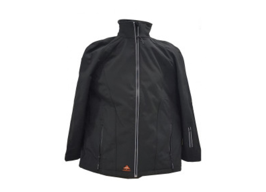 Chaqueta Polar Softshell con Calefacción Negro