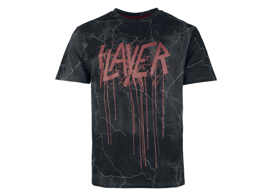 Slayer Camiseta de Slayer – EMP Signature Collection – Heavyweight – M XXL – para Hombre – Gris oscuro