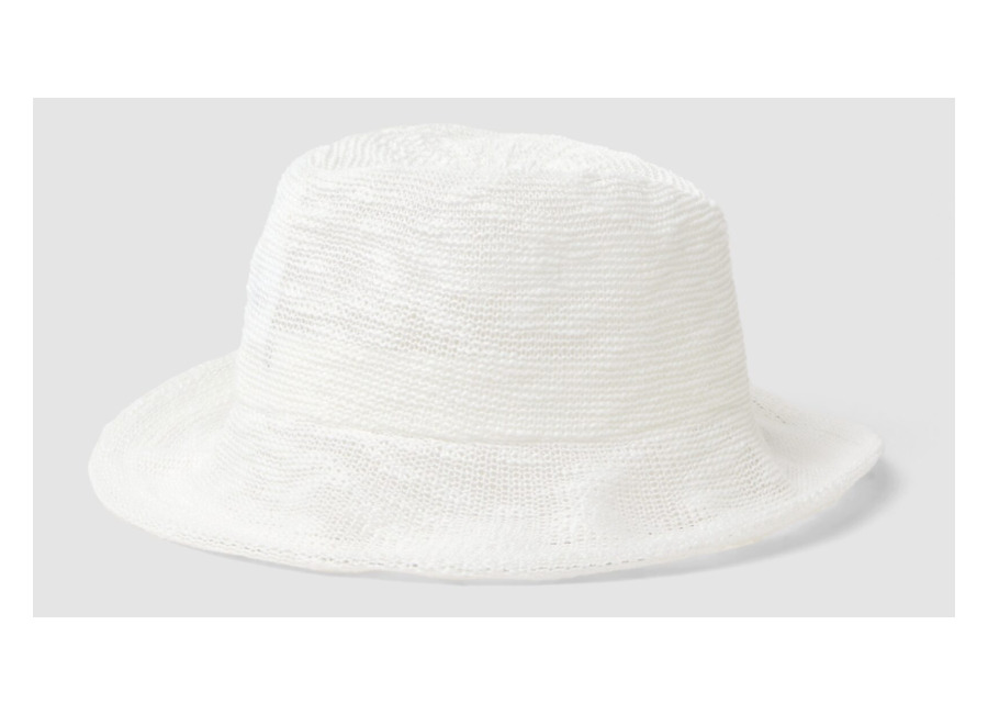 Ovs Sombrero Bucket Blanco De Punto, Mujer, Blanco óptico, Talla: FASU