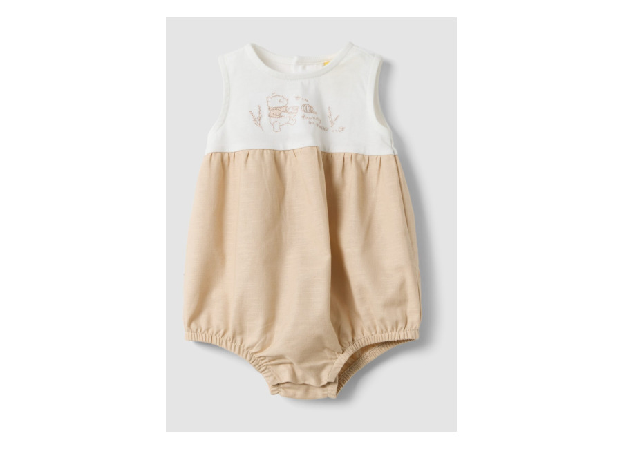 Fagottino Ranita Beige De Algodón Orgánico Para Bebé, Unisex, Blanco/beige, Talla: 1-3