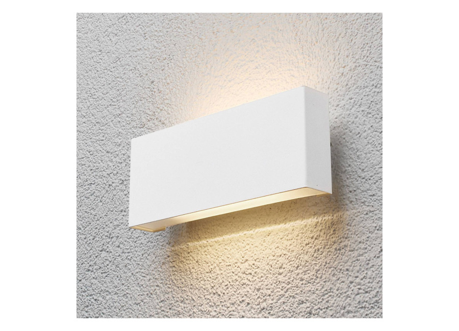 Lindby Aplique LED para exterior Lindby Safira, metal, arriba/abajo, IP44