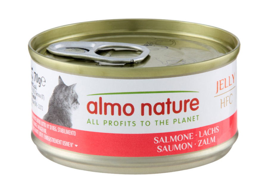 Almo Nature 70g Pack Ahorro Almo Nature HFC Natural 24 x 70 g – Salmón en gelatina