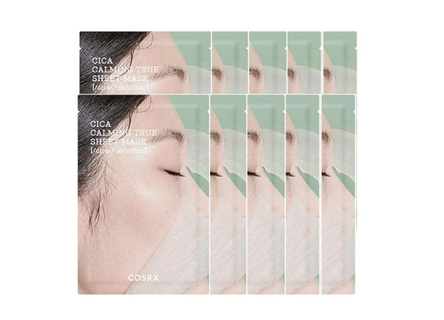 Cosrx Pure Fit Cica Calming True Sheet Mask – 10pc