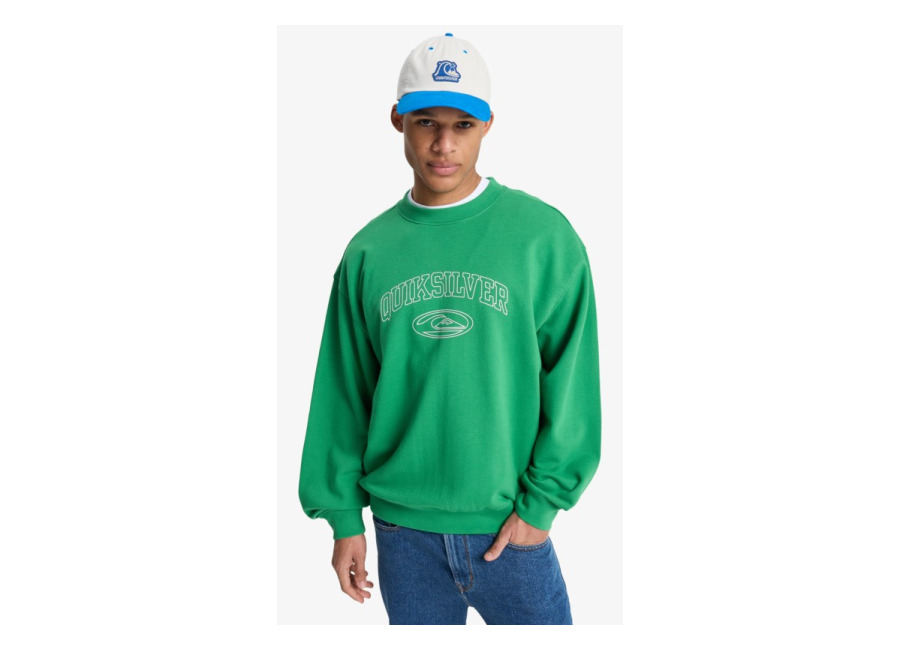Quiksilver – New Iconic – Sudadera Verde Hombre