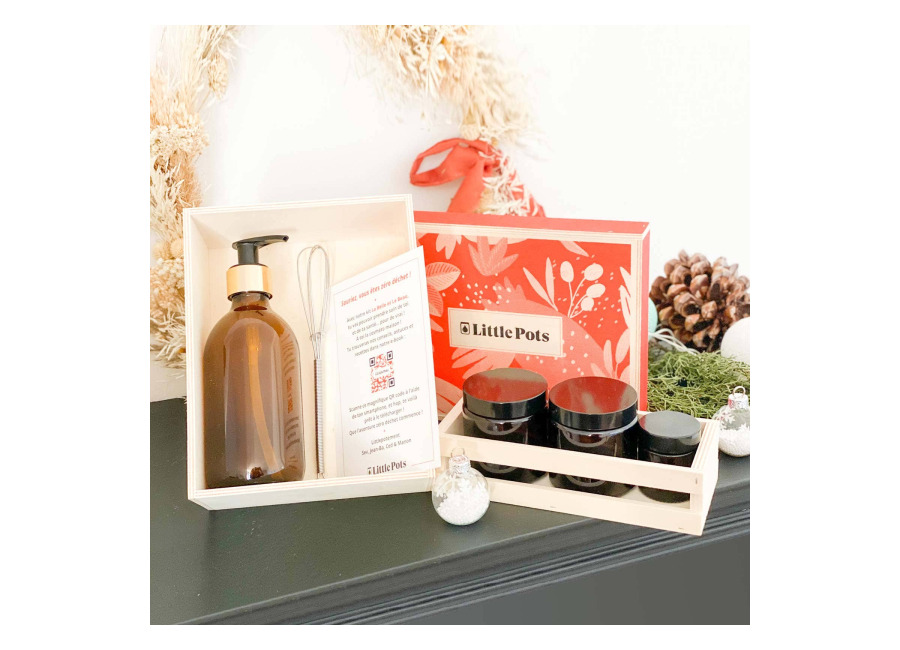 Kit cosmético – 4 envases de vidrio