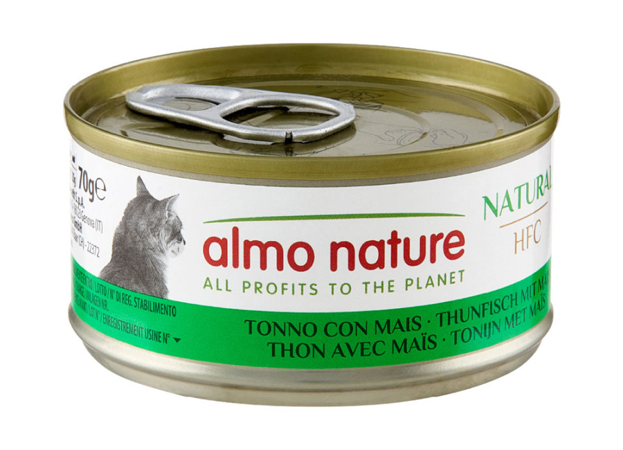 Almo Nature 70g Pack Ahorro Almo Nature HFC Natural 24 x 70 g – Atún y maíz