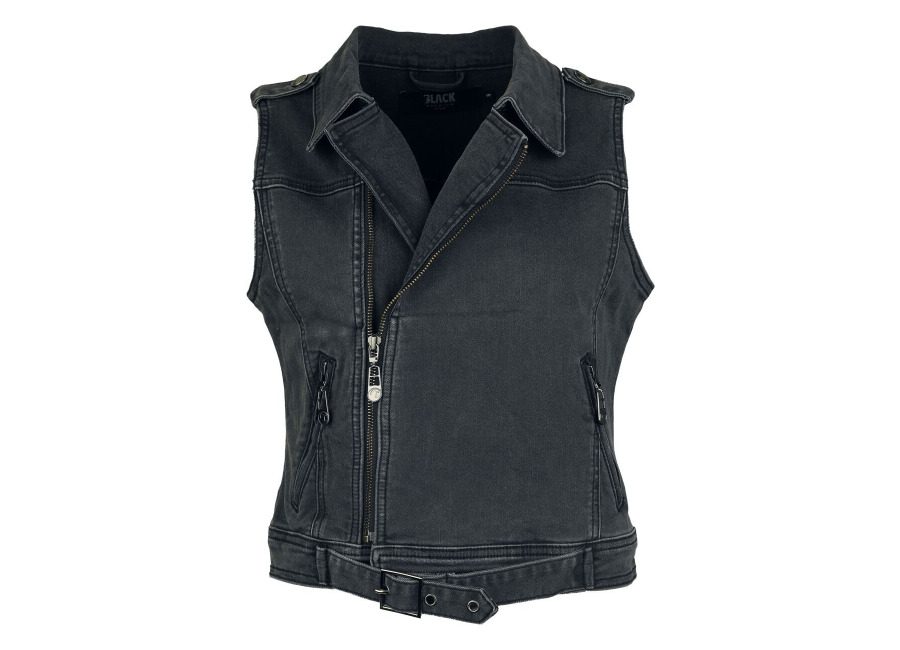 Black Premium by EMP Chaleco de Black Premium by EMP – Chaleco Denim – S XXL – para Mujer – Gri
