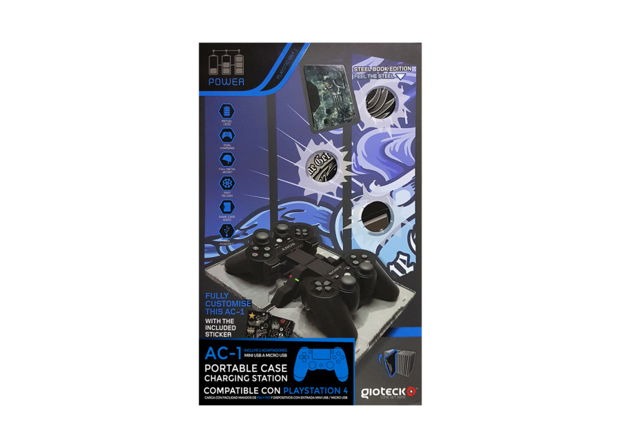 Gioteck Estación de Carga Metálica Ammo Clip AC1 Street King Gioteck