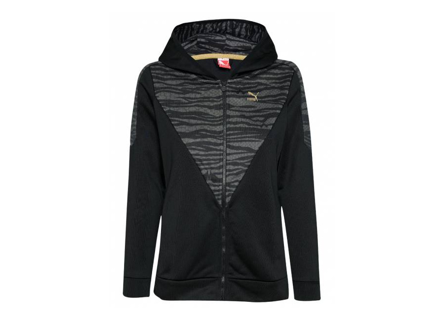 Puma Printed Zip Mujer Sudadera con cremallera y capucha 566830-01