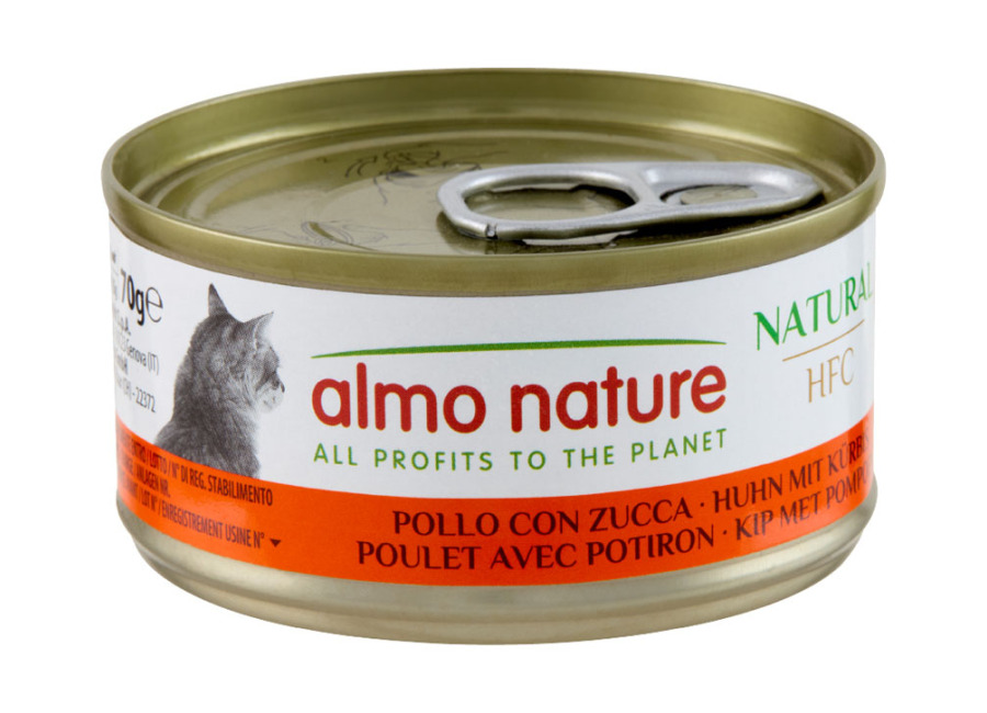 Almo Nature 70g Almo Nature 24 x 70 g – Pack Ahorro – HFC Pollo con calabaza