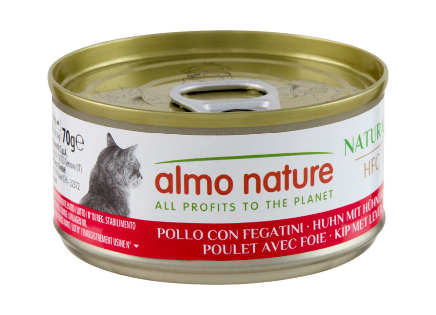 Almo Nature 70g Almo Nature 24 x 70 g – Pack Ahorro – HFC Pollo con hígado de pollo