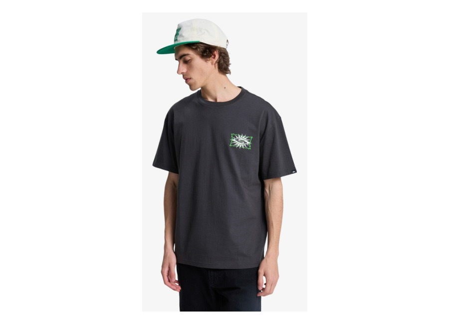 Quiksilver – EV Starfish Stamp – Camiseta de manga corta Negro Hombre