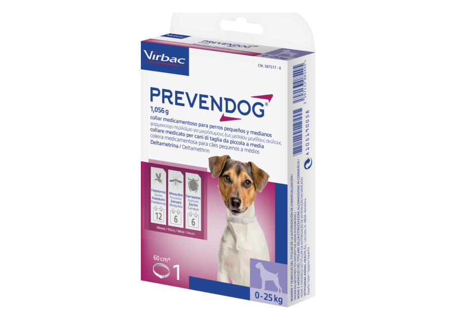 Prevendog collar antiparasitario para perros – 2 x 60 c