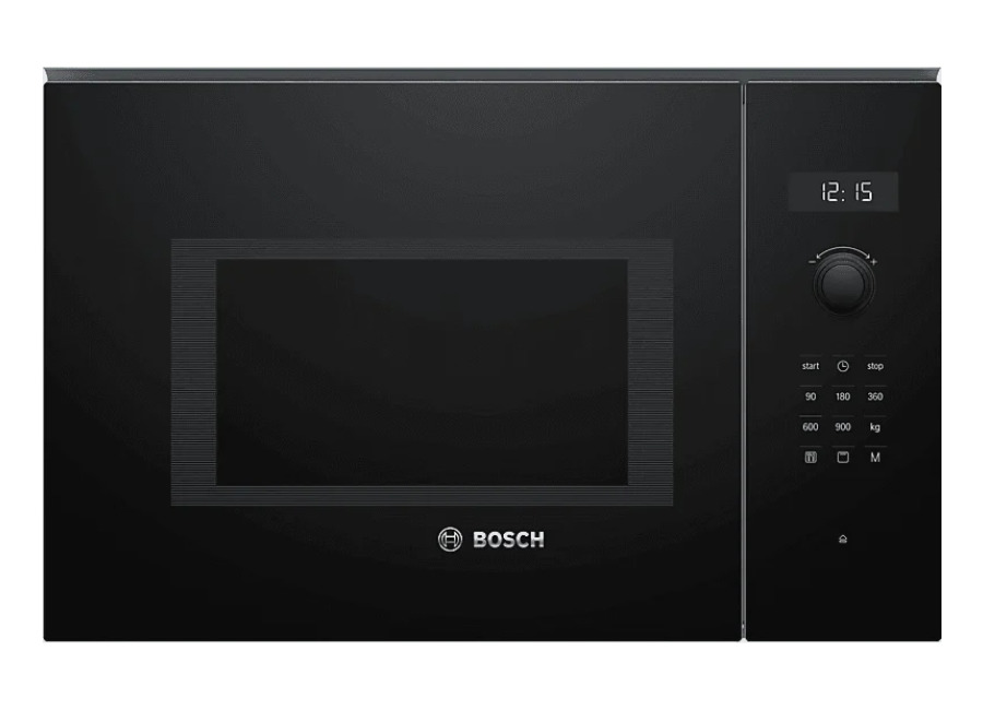 Bosch REACONDICIONADO Seminuevo Bueno Microondas integrable – Bosch BEL554MB0, 900W, 25 L, Negro