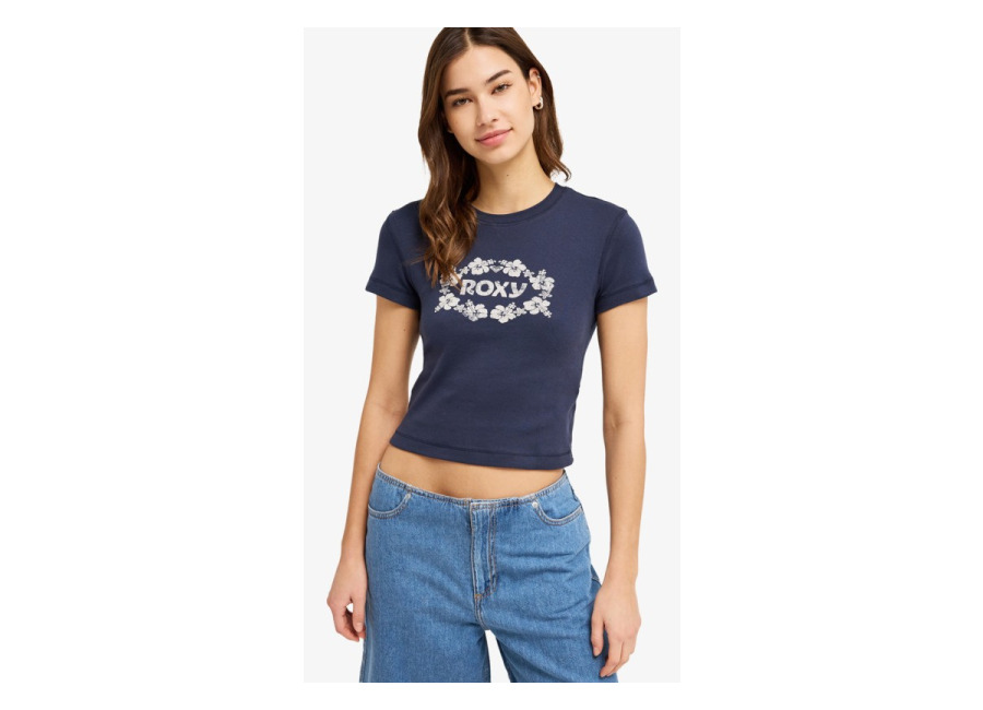 Roxy Sea You Later – Camiseta Ceñida Azul Mujer