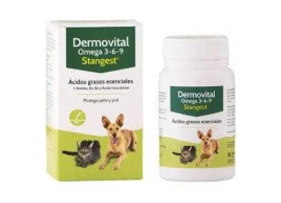 Stangest Dermovital Omega 3-6-9 Cápsulas para Mascotas 60 ud