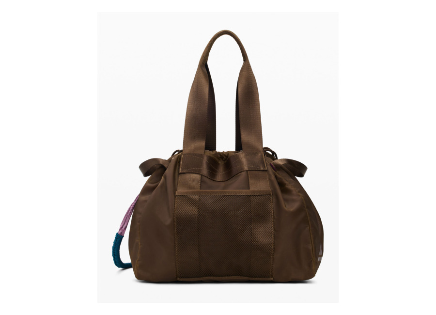 Desigual Bolso shopper grande nylon, Mujer, Poliamida, MarróN, U