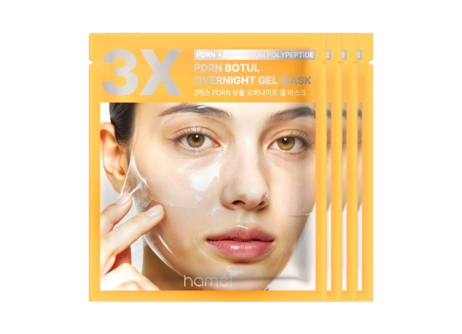 Hamel 3X PDRN Botul Overnight Gel Mask – 34g*4ea