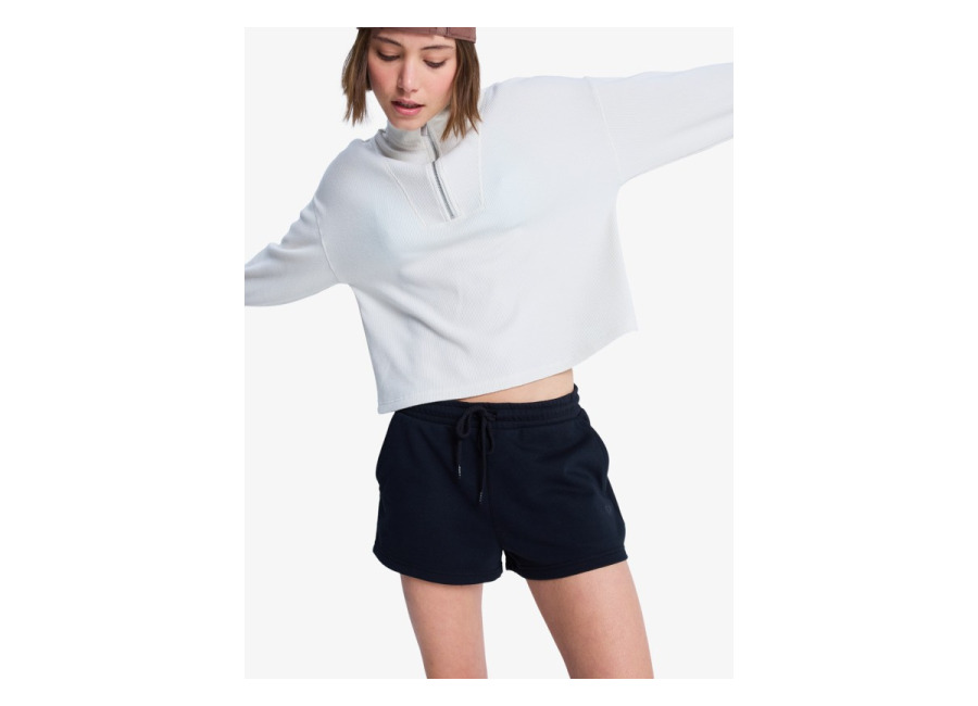 Roxy Surf Stoked – Short con cintura elástica Negro Mujer