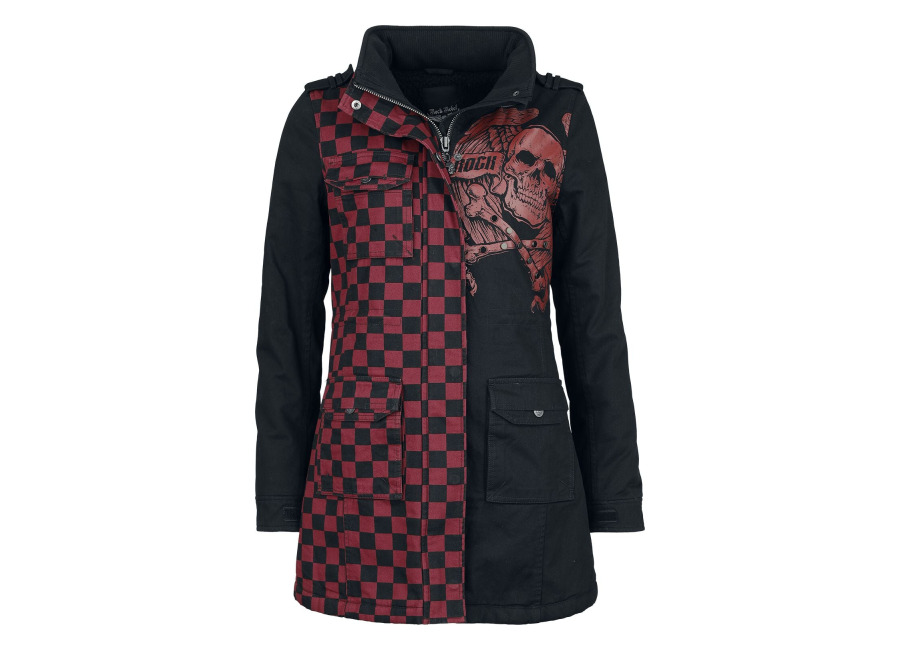 Rock Rebel by EMP Chaqueta de Invierno de Rock Rebel by EMP – Ladies Field Jacket – S L – para Mujer – Negro