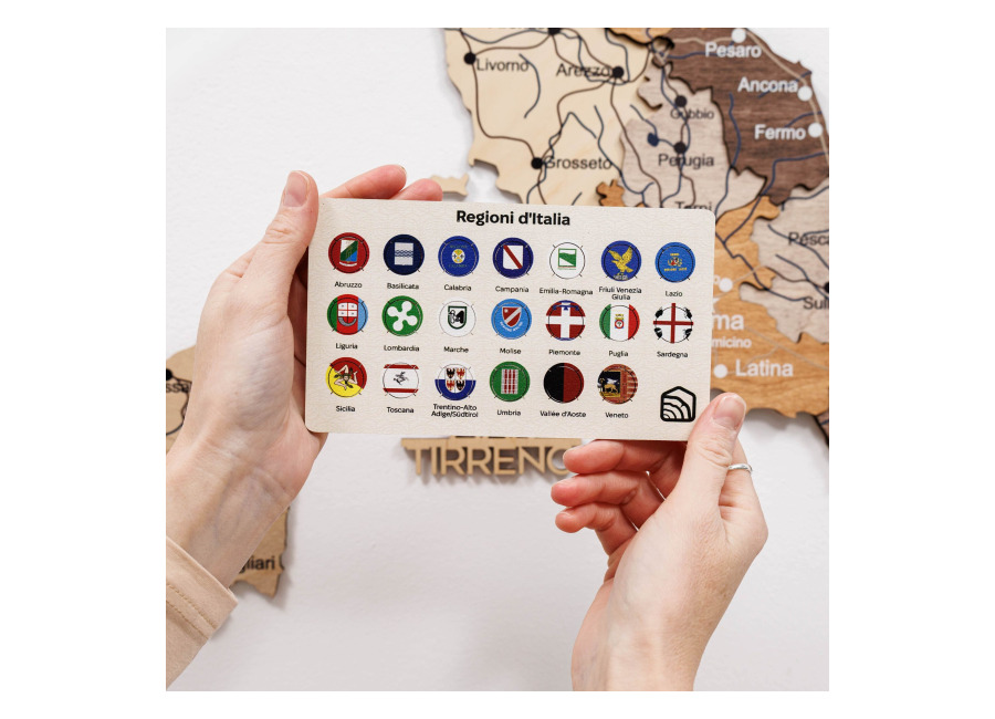 Enjoy The Wood Italy Flag Pin