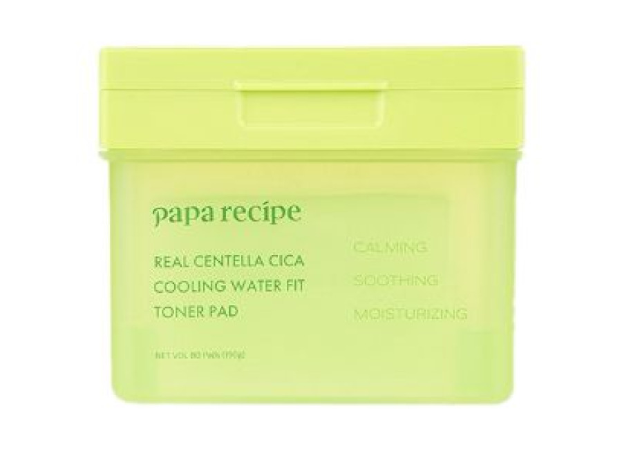 Papa Recipe Real Centella Cica Cooling Water Fit Toner Pad – 80pads / 190g
