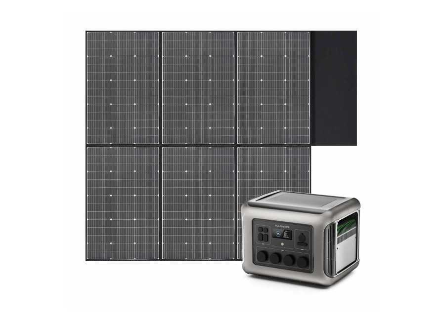 Allpowers R2500 V2 Estación de Energía Portátil 2500W 1920Wh – R2500 V2+1*(SP039 Panel Solar 600W)