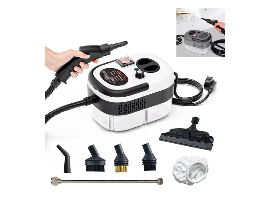 Limpiador a Vapor 1200W para Limpieza de Hogar y Coche