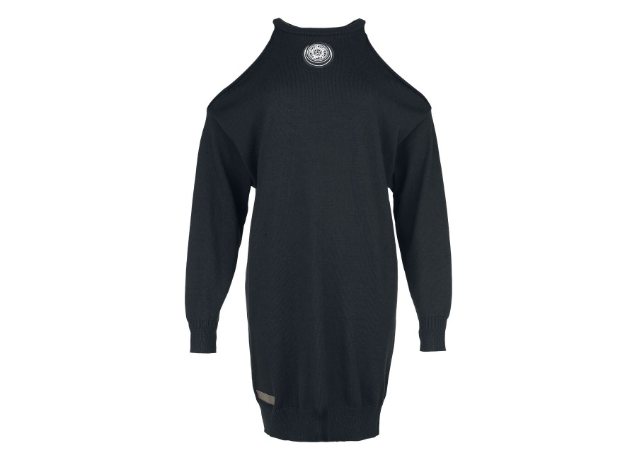 Supernatural Vestido Corto de Supernatural – Moons and Salt Circles – S XXL – para Mujer – Negro
