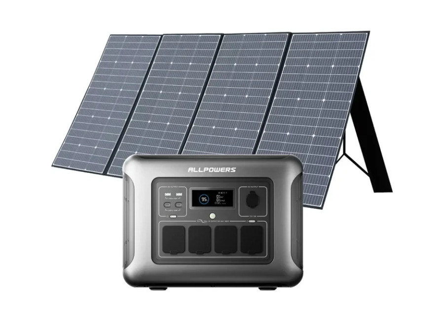 Allpowers ES ALLPOWERS Generador Solar 1600W (R1500 LITE + SP037 Panel Solar 400W) – R1500 LITE+1*( SP037 Panel Solar 400W)