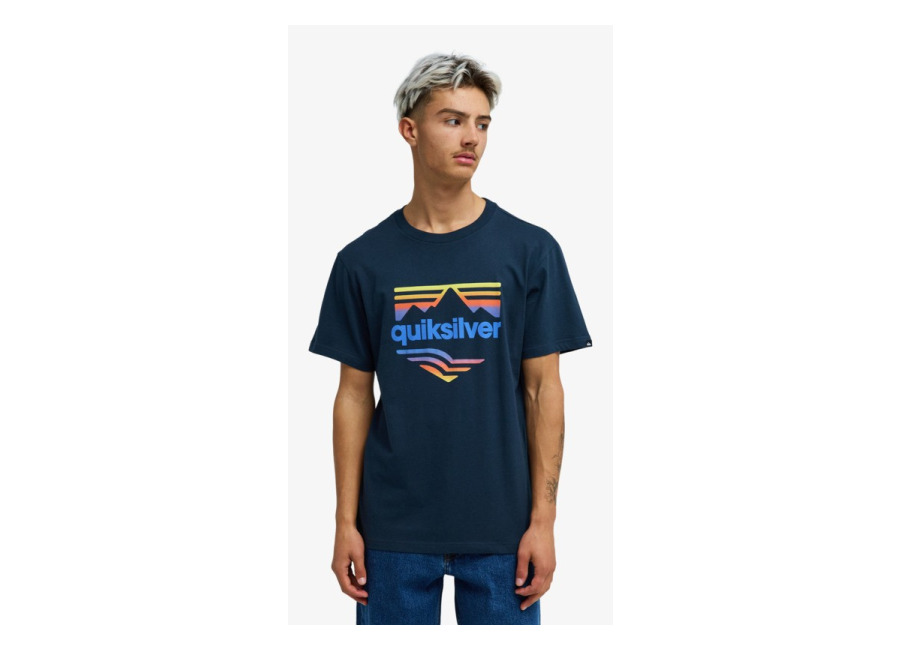 Quiksilver – EV Horizon Fade – Camiseta de manga corta Azul Hombre